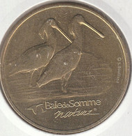 MONNAIE DE PARIS 2014 - 80 SAILLY FLIBEAUCOURTT Baie De Somme Nature - Les Spatules - 2014