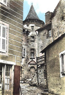 - Cpsm -ref-AC372- Lozère - Le Bleymard - Place De L Eglise - La Tour - - Le Bleymard