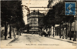CPA PARIS 20e Avenue Gambetta Rue St-Fargeau F. Fleury (1248944) - Arrondissement: 20