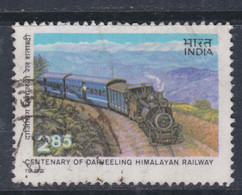 Inde N° 745  O   Centenaire De La Ligne De Chemin De Fer Himalayen De Darjeeling, Oblitéré, Sinon TB - Oblitérés