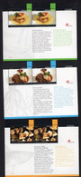 Portugal 2005 - Europa Gastronomy - Joint Issue European Countries - 3 Minisheets - Complete Set - MNH** - Superb*** - Storia Postale