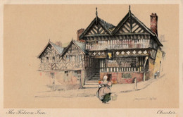 3651 – Chester Cheshire England UK – Falcon Inn Hotel – Unused – Illustration - Good Condition – 2 Scans - Chester