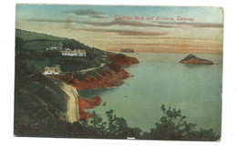 Cornwall  Postcard Newquay Thatcher Rock Kilmorie Used Not Posted - Newquay