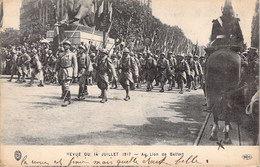 PARIS - Revue Du 14 Juillet 1917 - Au Lion De Belfort - Carte Postale Ancienne - Autres & Non Classés