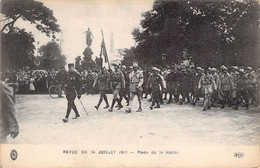 PARIS - Revue Du 14 Juillet 1917 - Place De La Nation - Carte Postale Ancienne - Other & Unclassified