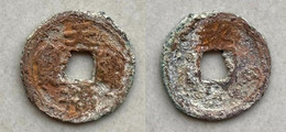 Ancient Annam Coin Thien Phuc Tran Bao (Tian Fu Zhen Bao) Reverse LE(梨) 980-1005 - Vietnam