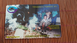 Phonecard 98CTTA  - BURSTING BAMBOO Used Rare - Trinidad En Tobago