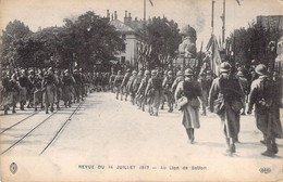 PARIS - Revue Du 14 Juillet 1917 - Au Lion De Belfort - Carte Postale Ancienne - Autres & Non Classés