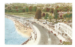 Devon  Postcard Torquay Abbey Sands And Promenade Celesque Series Unused - Torquay