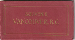 Foldout Photo Booklet Souvenir Vancouver British Columbia 10 Pictures - America Del Nord