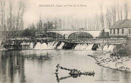 89 - SEIGNELAY - S11440 - Pont Sur Le Serein - En L'état Pli - L1 - Seignelay