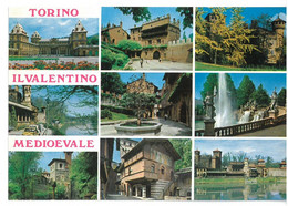 BR3354 Torino Il Valentino Medioevale Non Viaggiata - Castello Del Valentino