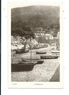 Devon  Postcard Rp Lynmouth  Boats On Shore Posted Ilfracombe 1910 - Lynmouth & Lynton