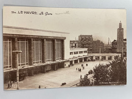 CPSM - 76 - LE HAVRE - La Gare ( Nouvelle ) 1936 - Station
