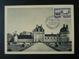 Carte Maximum Card Chateau De Valençay Castle 36 Indre Ref 101768 - Châteaux