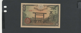 JAPON - Billet  50 Sen 1943 NEUF/UNC Pick-059b - Japan