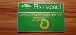 Phonecard United Kingdom, BT 801C - Brook Bond - BT Emissions Privées