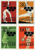 52121 MNH ANTILLAS HOLANDESAS 1980 22 JUEGOS OLIMPICOS VERANO MOSCU 1980 - Volley-Ball