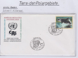 UNO Vienna 2000 Orca  FDC (AN153C) - Arctic Wildlife