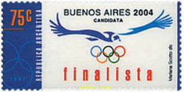 32169 MNH ARGENTINA 1997 CANDIDATURA DE BUENOS AIRES A LOS JUEGOS OLIMPICOS DE 2004 - Gebraucht