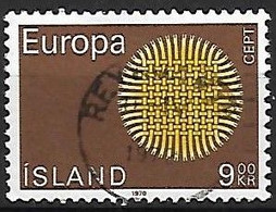 ISLANDE: EUROPA   N°395  Année:1970 - Gebruikt