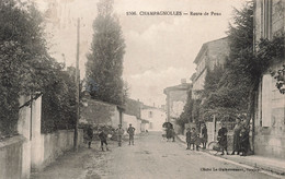 France - Champagnolles - Route De Pons - Cliché Le Guiastrennec - Animé - Carte Postale Ancienne - Autres & Non Classés