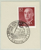 Spanien / Espana 1976, Sonderstempel Kanu / Canoe Ribadesella - Canoa