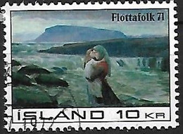 ISLANDE:  Réfugié 71:tableau  N°403  Année:1971 - Usados