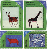 33239 MNH ARGENTINA 1997 CONCURSO DE DIBUJOS INFANTILES - Gebruikt