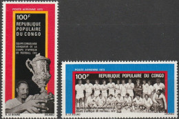 THEMATIC SPORT:  AFRICAN FOOTBALL CUP.  CONGOLESE TEAM WINNER OF THE 1972 AFRICAN CUP   -   CONGO - Coupe D'Afrique Des Nations