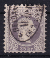 AUSTRIA 1874/84 - Canceled - ANK 40 II B - Usados