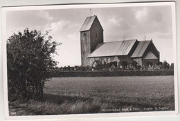 C5565) Nordseebad WYK A. FÖHR - Kirche ST. NICOLAI - Tolle Alte S/W AK 1953 - Föhr