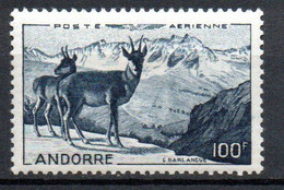 Col33 Andorre PA N° 1 Neuf X MH Cote : 62,00€ - Airmail