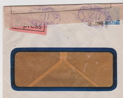 Vignette Express  YT 121 + 120 Perforé Helvetia Assise Censure Bande + Cachet N°117 = Pontarlier Beaune - Perforés