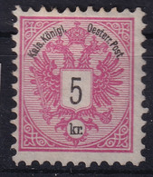 AUSTRIA 1883 - MLH - ANK 46 - Nuovi