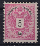 AUSTRIA 1883 - MLH - ANK 46 - Ongebruikt