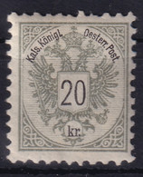 AUSTRIA 1883 - MLH - ANK 48 - Ongebruikt