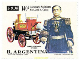 169397 MNH ARGENTINA 1992 140 ANIVERSARIO DEL NACIMIENTO DE JOSE MARIA CALAZA - Sapeurs-Pompiers