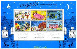 169526 MNH ANGUILLA 1976 NAVIDAD - Anguilla (1968-...)