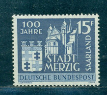 1957 Merzig,coat Of Arms, Cathedral St. Peter,Germany Saar,M.401,MNH - Châteaux