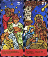 223333 MNH ARGENTINA 2007 NAVIDAD - Oblitérés