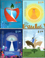 245680 MNH ARGENTINA 2010 FIESTAS POPULARES - Oblitérés