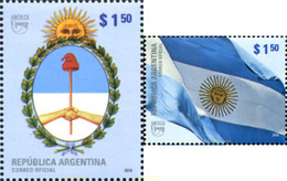 247282 MNH ARGENTINA 2010 AMERICA UPAEP 2010 - BANDERAS NACIONALES - Gebraucht