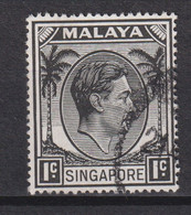 1952 Singapur - Malaya, Mi: SG 1C /  Yt:SG 1(B) , König George VI. Ausgabedatum 1952-05-21 Zähnung: K17½ X 18 - Singapore (...-1959)