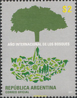 259703 MNH ARGENTINA 2011 AÑO INTERNACIONAL DE LOS BOSQUES - Oblitérés