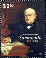 266295 MNH ARGENTINA 2011 PERSONAJE-BICENTENARIO DEL NACIMIENTO DE DOMINGO FAUSTINO SARMIENTO (1811-1888) - Usati