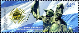 276935 MNH ARGENTINA 2012 HOMENAJE A MANUEL BELGRANO (1770-1820) - Usati