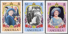 282688 MNH ANGUILLA 1985 85 ANIVERSARIO DEL NACIMIENTO DE LA REINA MADRE - Anguilla (1968-...)