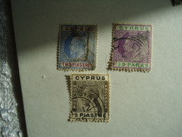 CYPRUS    USED STAMPS  3   KINGS WITH POSTMARK - Autres & Non Classés