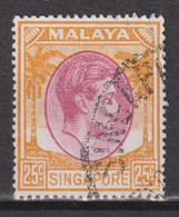 1950 Singapur - Malaya, Mi:SG 14C /  Yt:SG 14(B) , König George VI. Ausgabedatum 1950-02-09 Zähnung: K17½ X 18 - Singapur (...-1959)